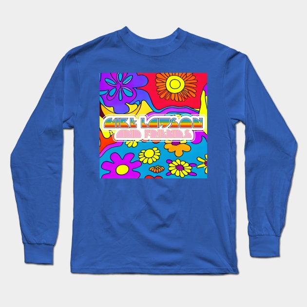 Psychedelic Flower - Mike Lawson and Friends Long Sleeve T-Shirt by Mike Lawson and Friends